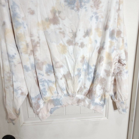 Young Fabulous Broke Womens Sweatshirt Juliette Tie Dye Pullover Crew Neck S - Picture 11 of 11